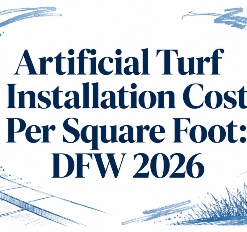 Artificial Turf Installation Cost Per Square Foot: DFW 2026